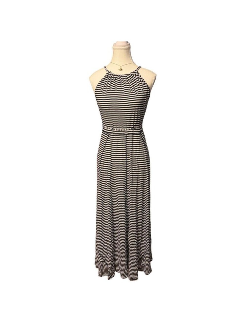 GAP Striped Vacation Summery Flowy Maxi Sundress